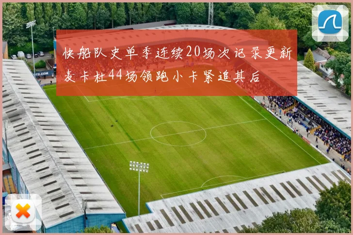 快船队史单季连续20场次记录更新麦卡杜44场领跑小卡紧追其后